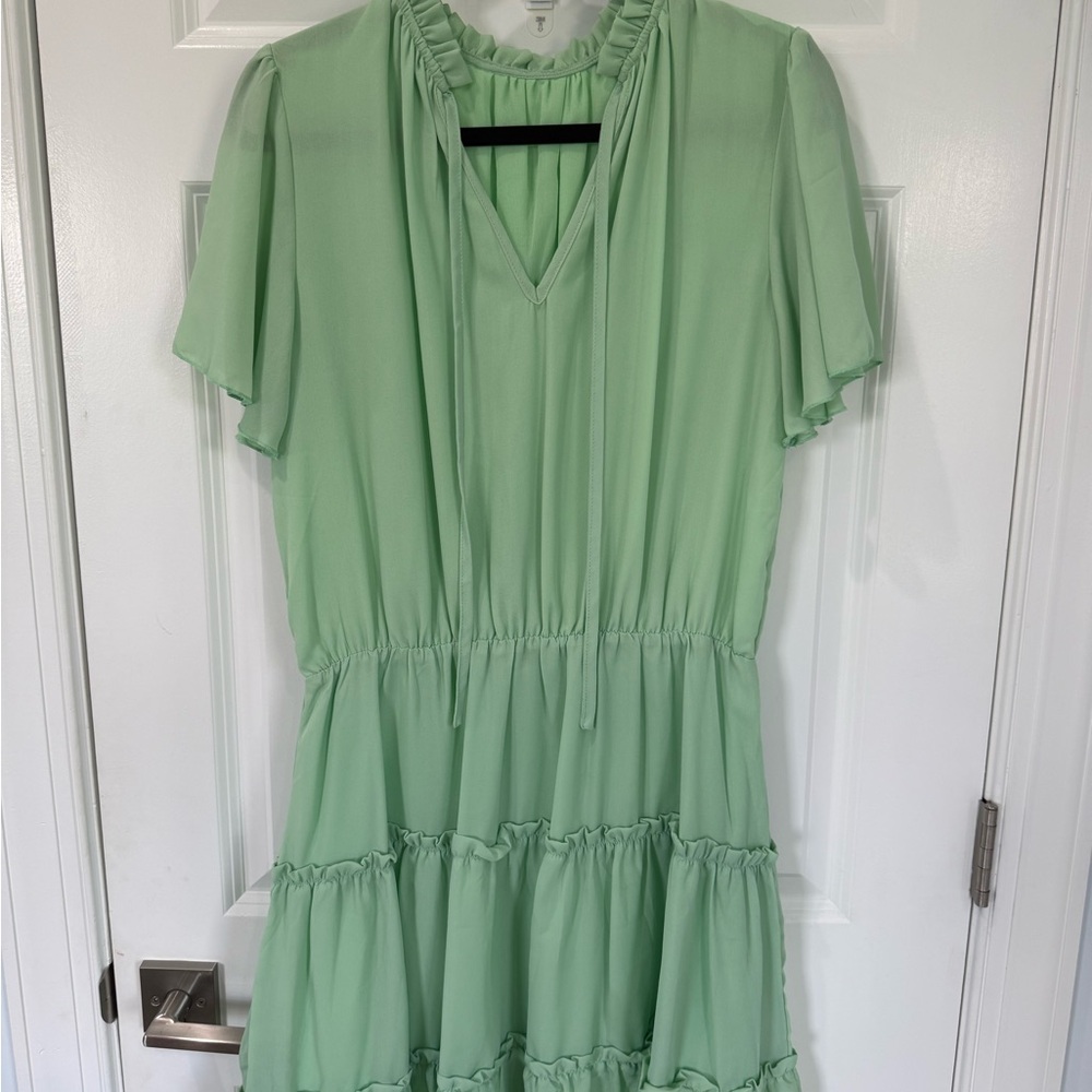 Mint Green Short Sleeve Dress